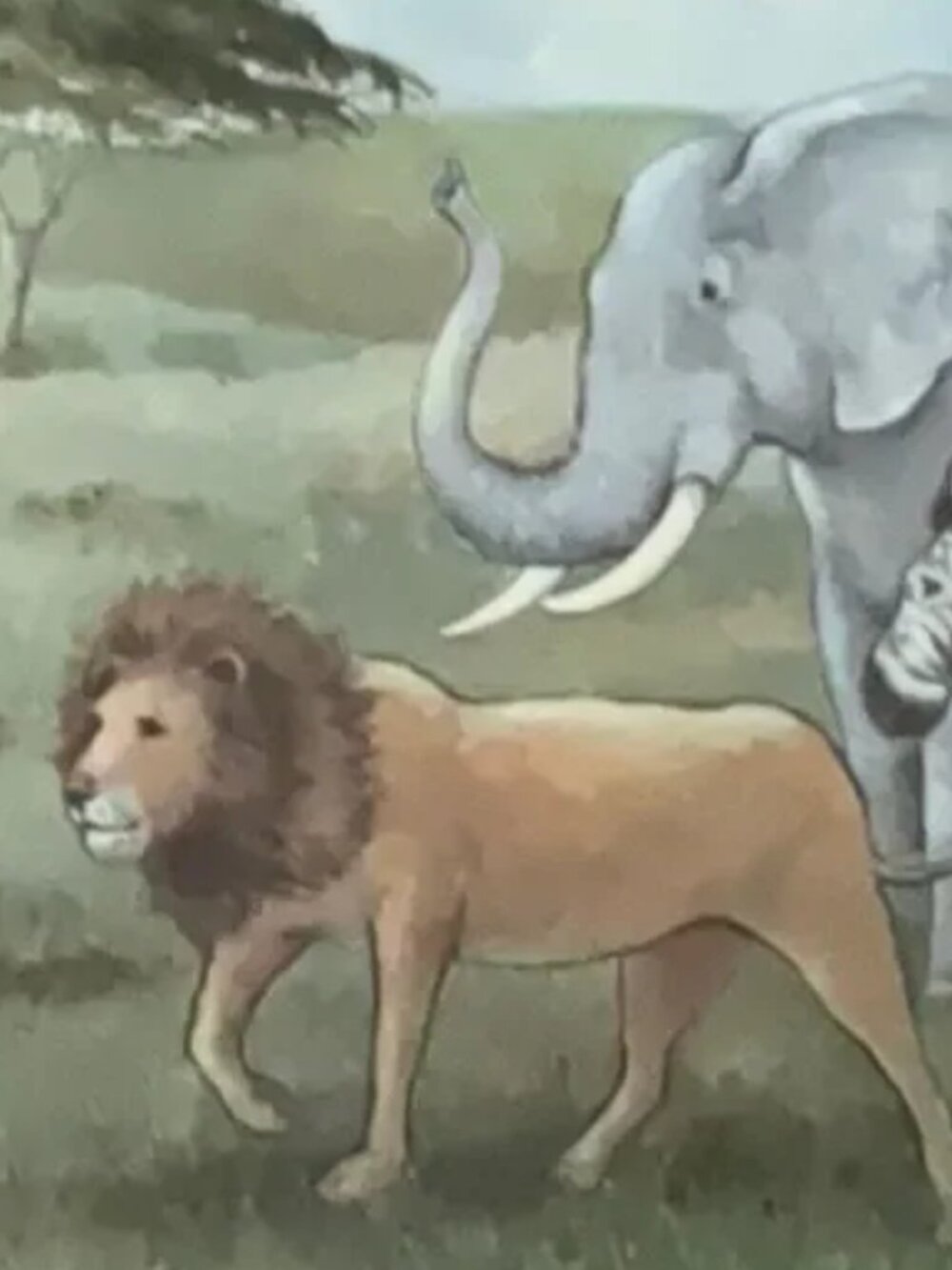 Home Interiors Kids Safari Canvas Wall
